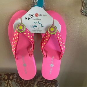 Lindsay Phillips Lulu classic pink flip-flops!